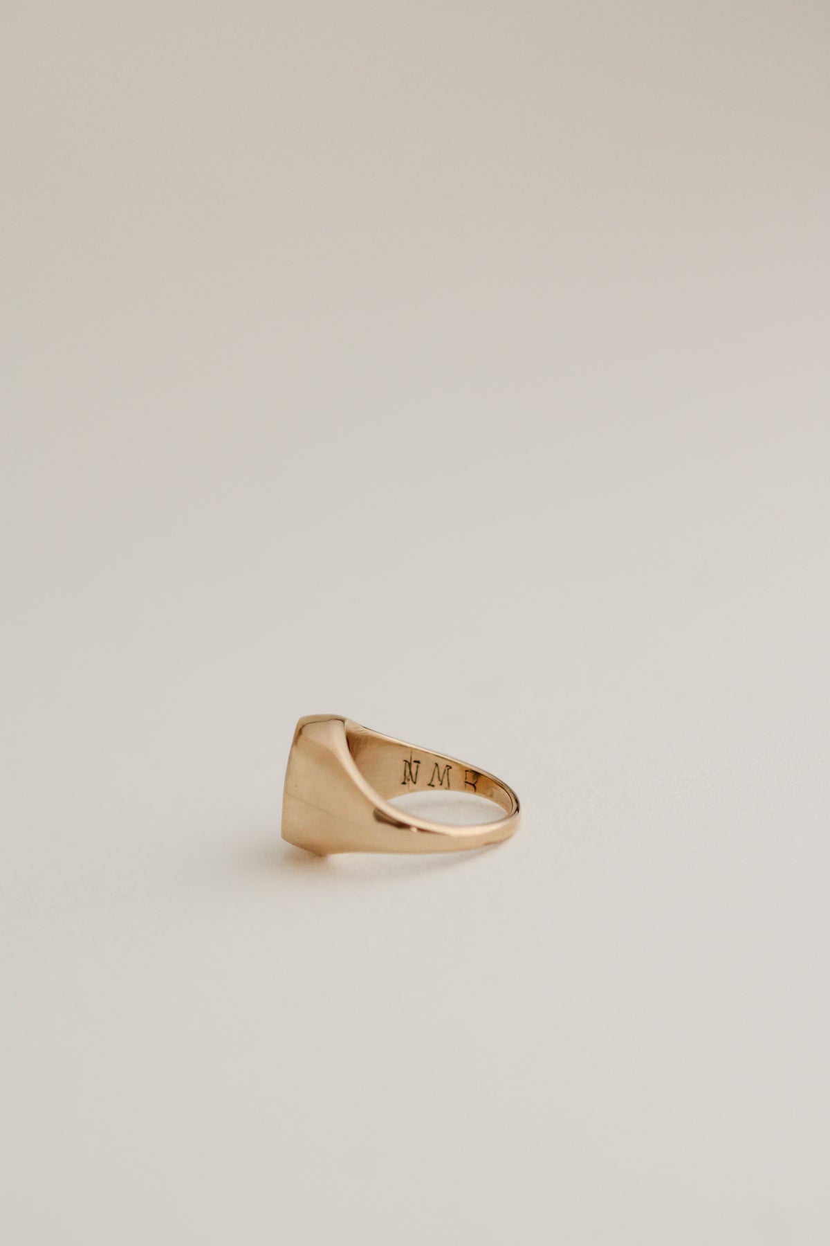 10k Onyx Pinky Ring