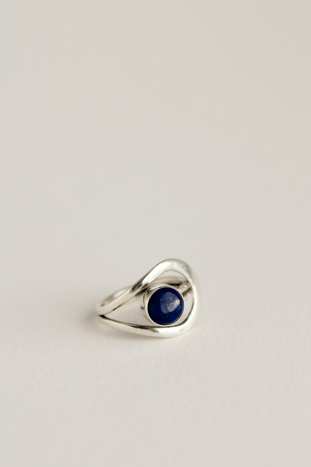 Adjustable Lapis Ring
