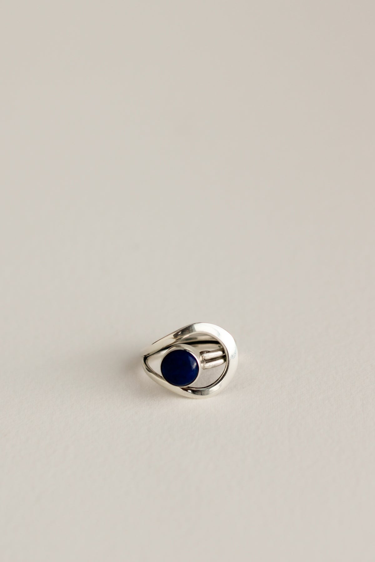 Adjustable Lapis Ring