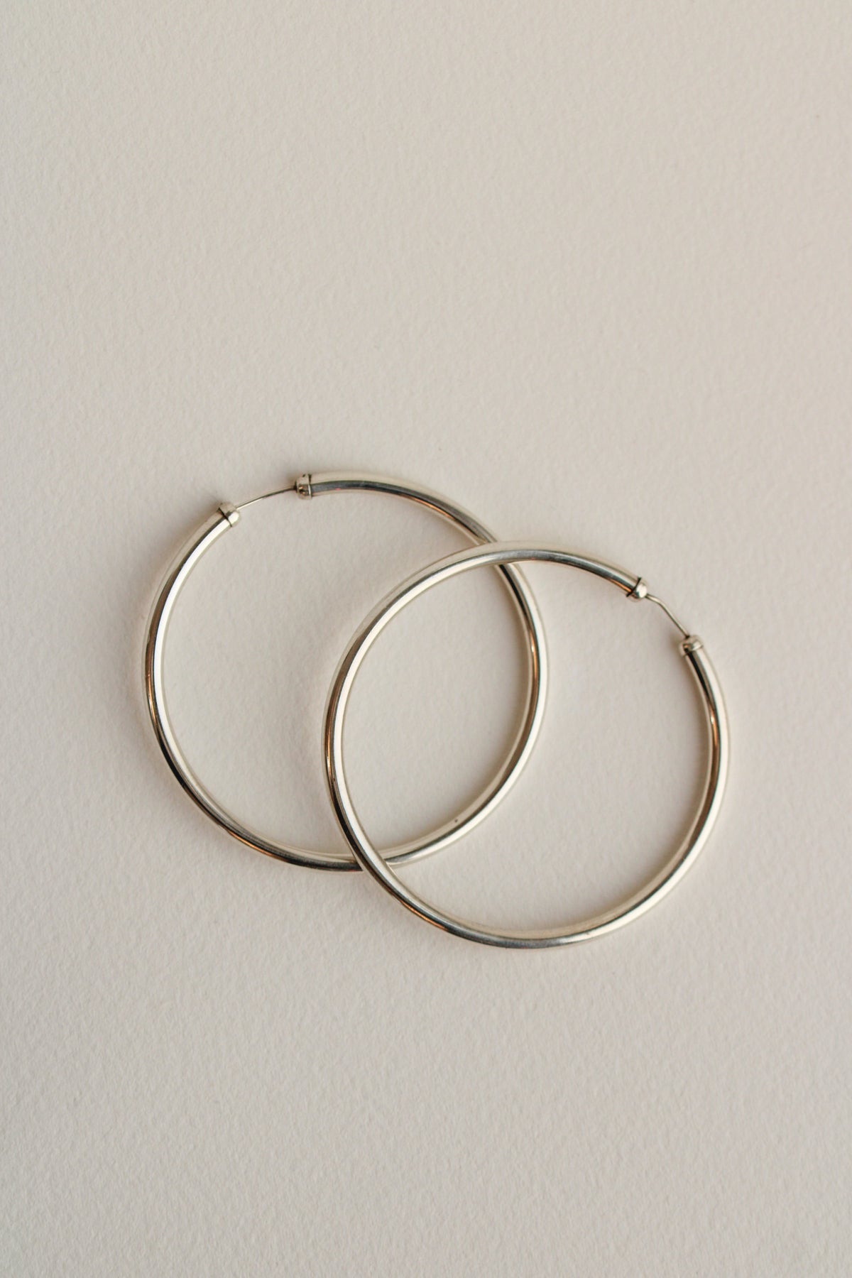 2" Sterling Hoops
