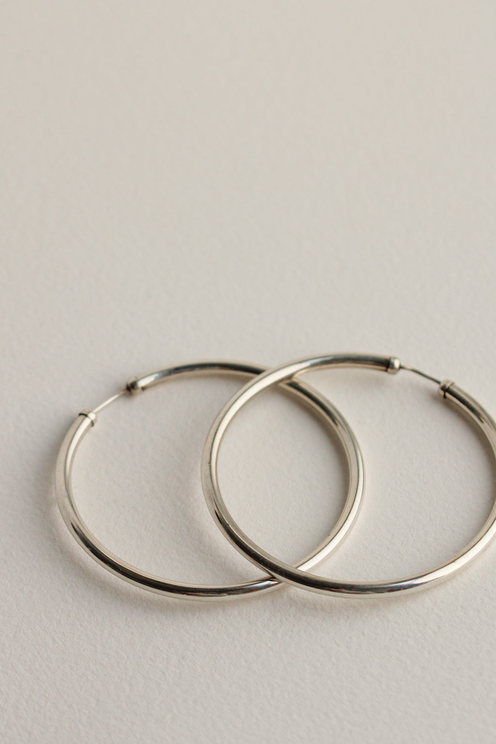 2" Sterling Hoops