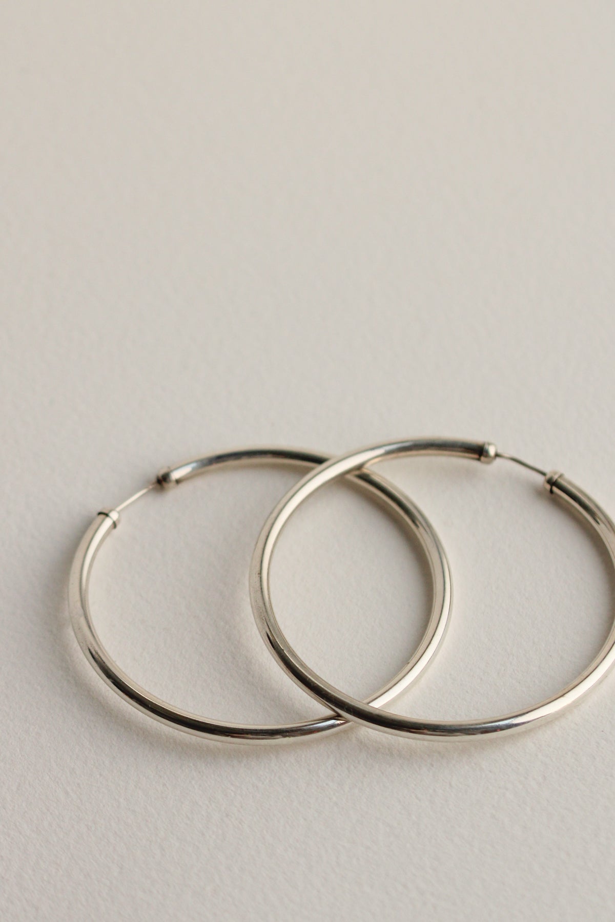 2" Sterling Hoops