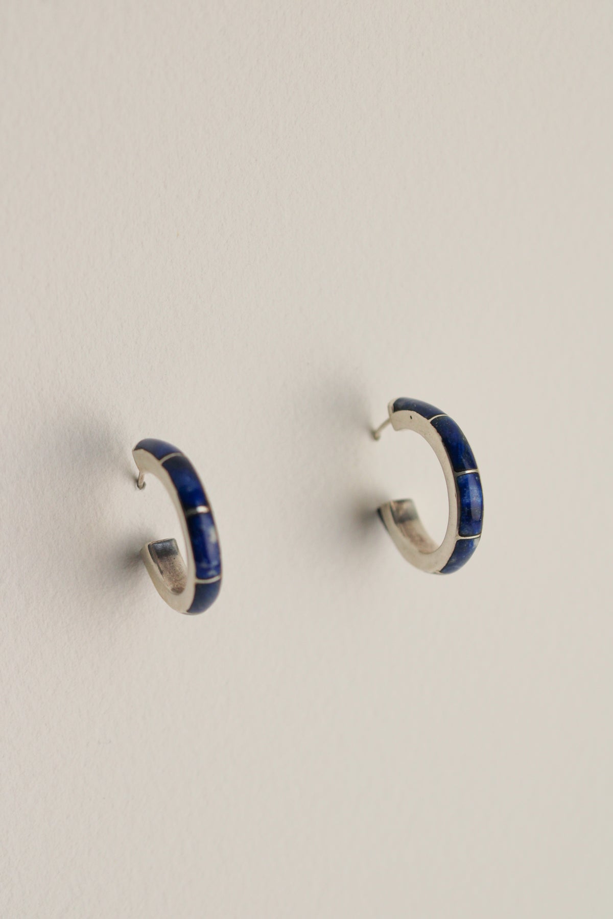 Lapis Lazuli Hoops