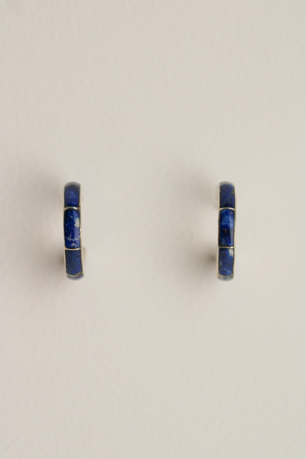 Lapis Lazuli Hoops