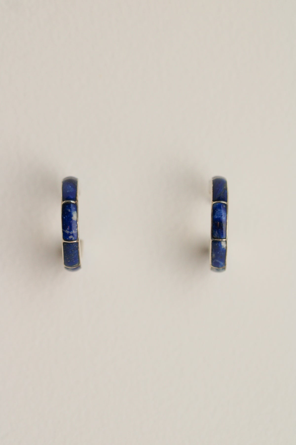 Lapis Lazuli Hoops