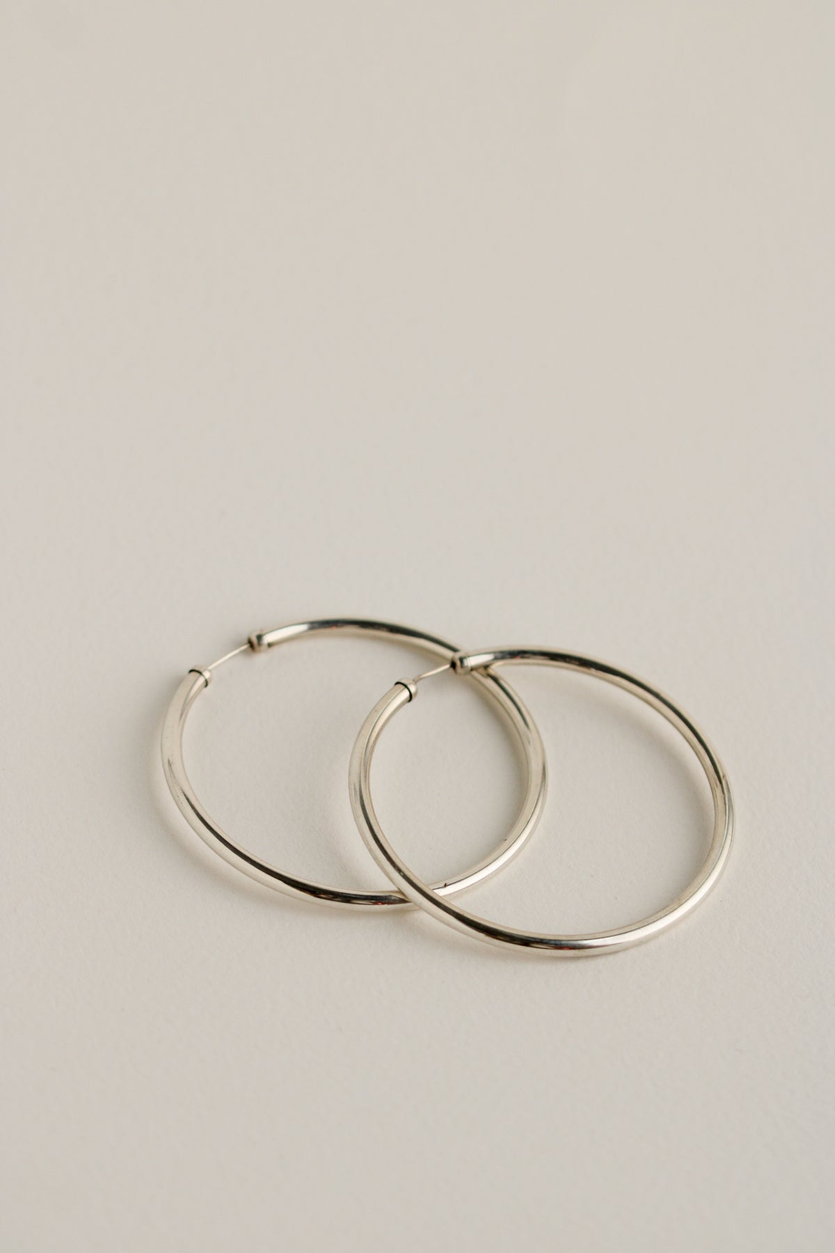 2" Sterling Hoops
