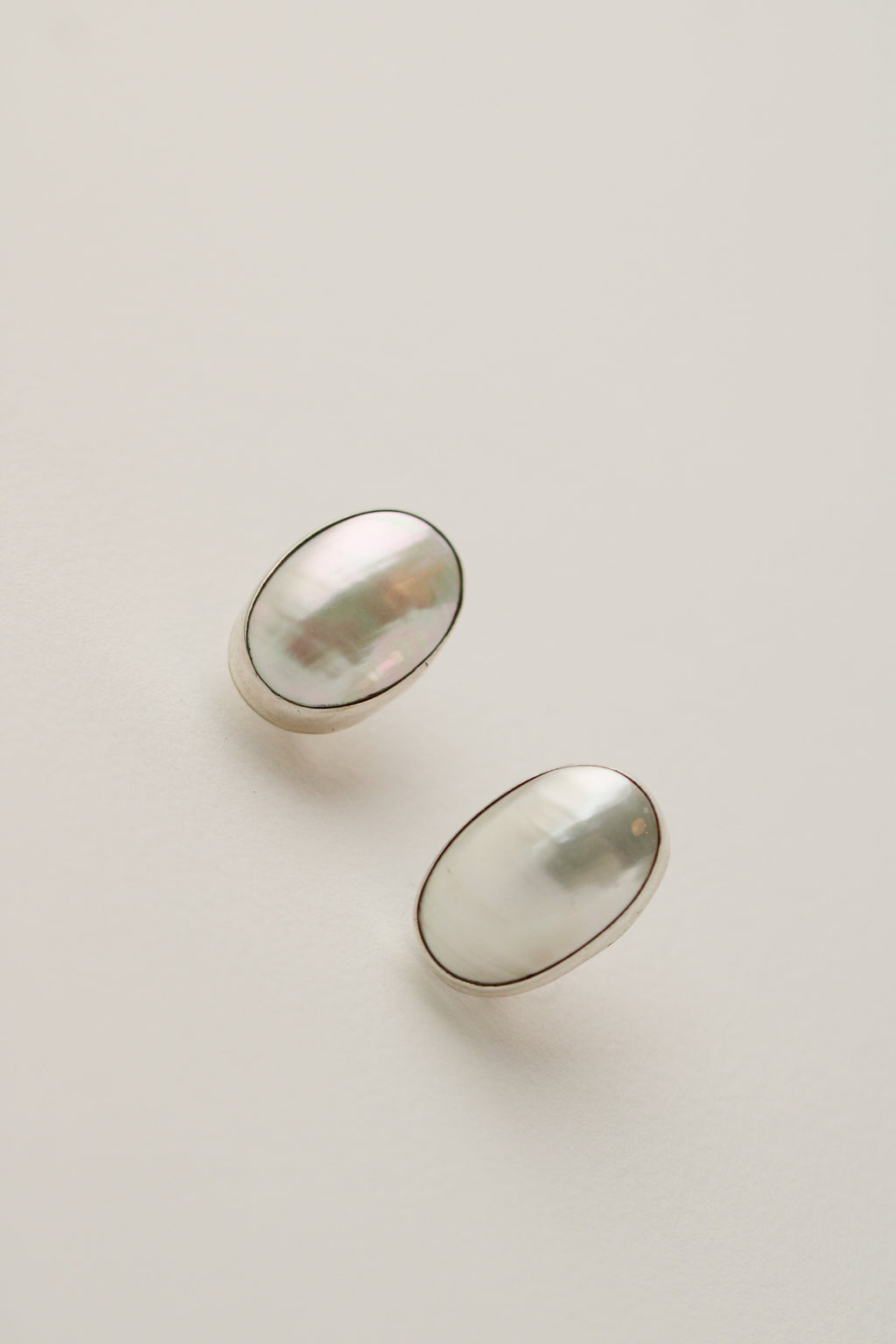 Mabe Pearl Dome Earrings