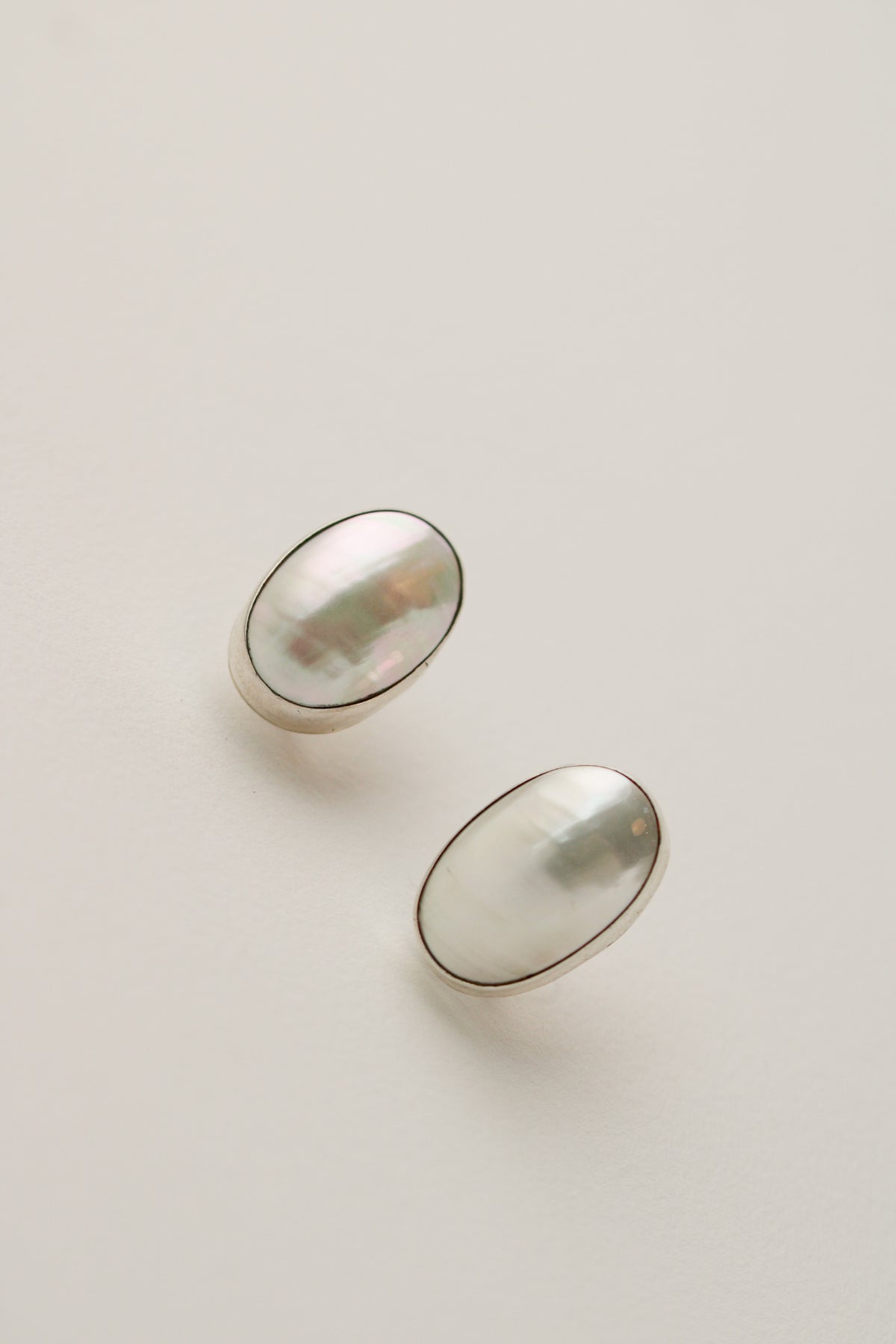 Mabe Pearl Dome Earrings