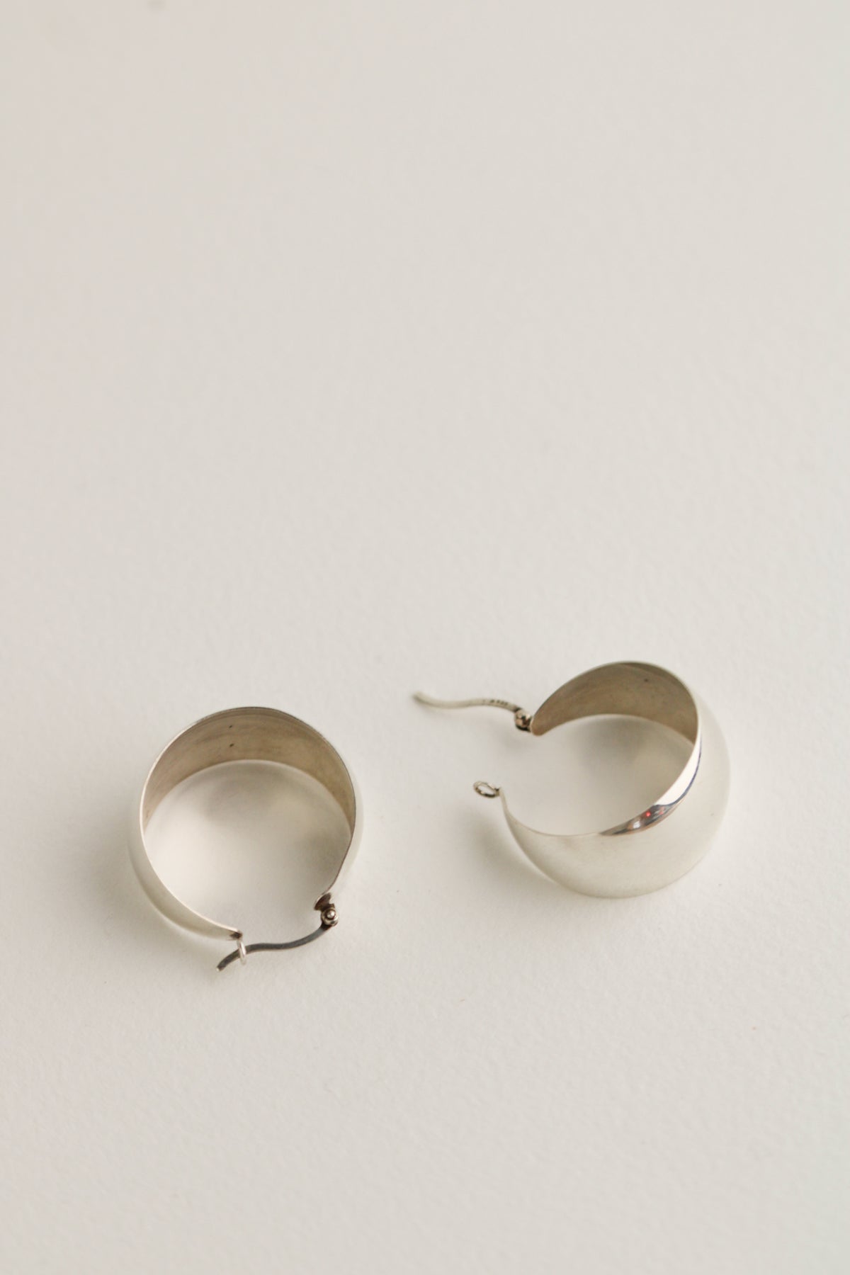 Sterling Dome Earrings