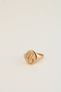 10k "C" Signet Ring