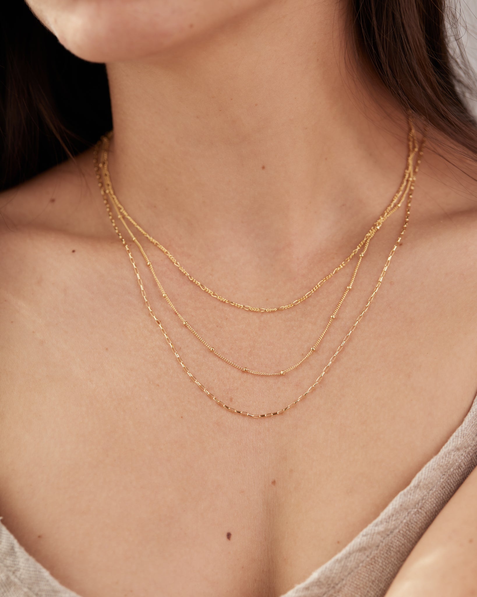 Beaded Curb Chain