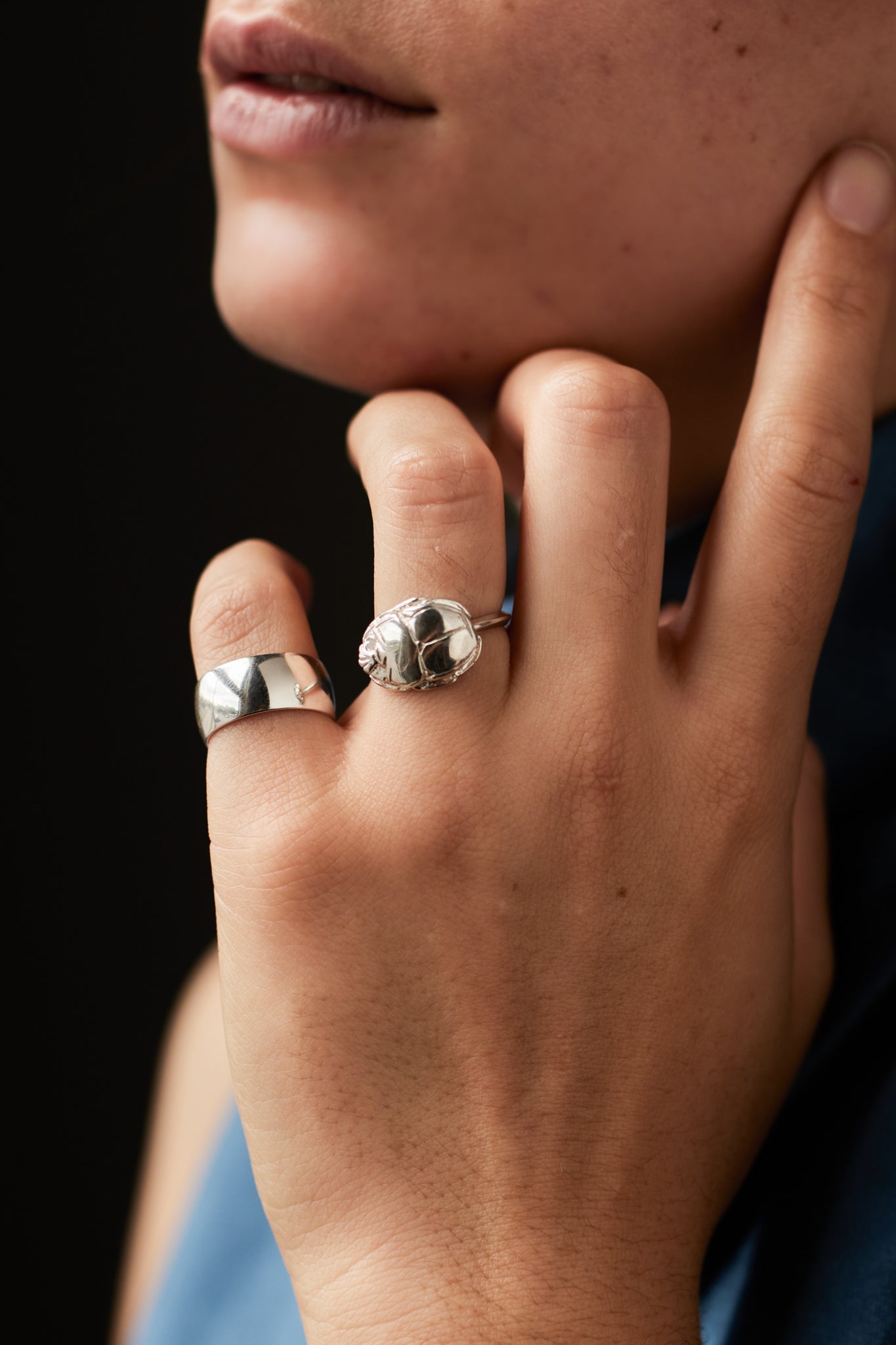 Sun Scarab Ring