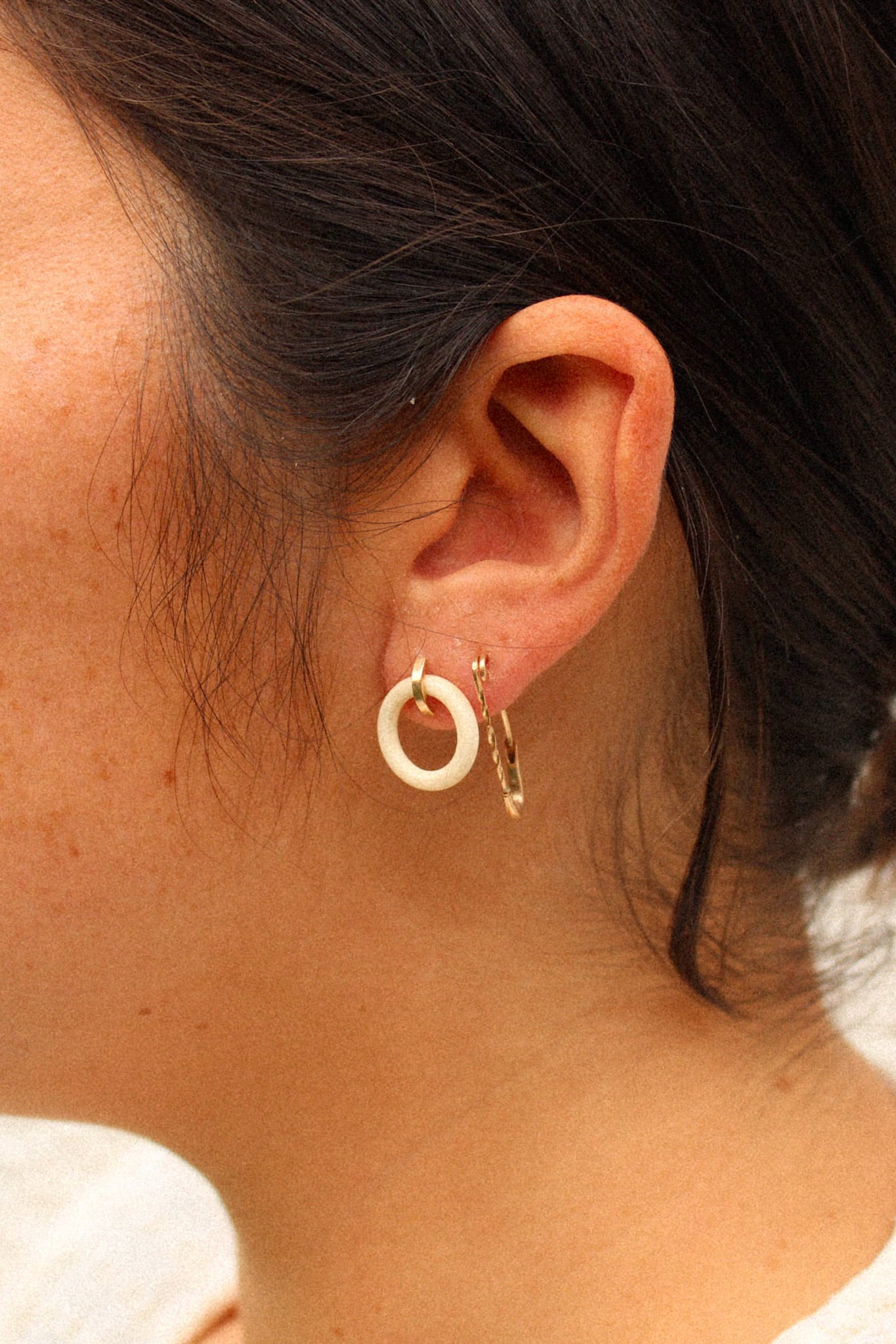 Bone Link Earrings