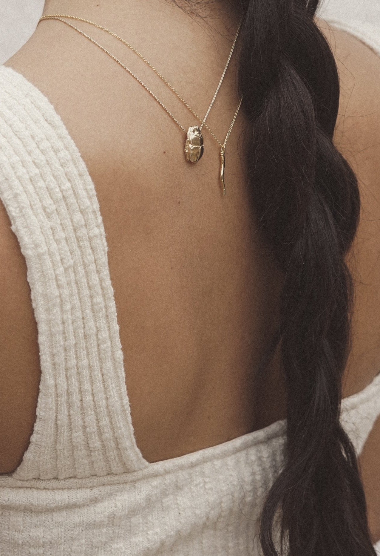 Sun Scarab Necklace