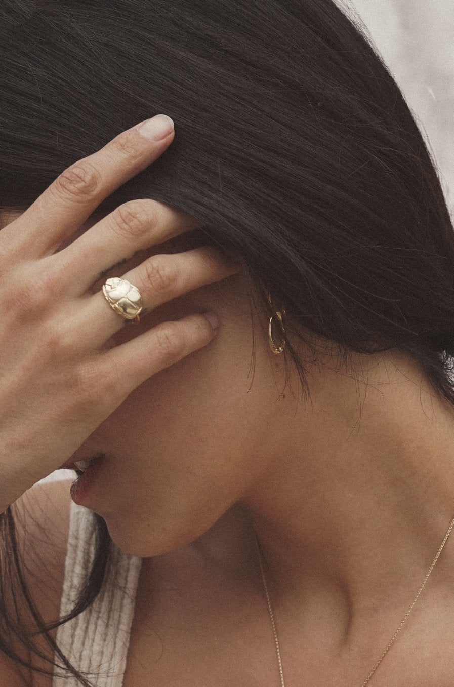 Sun Scarab Ring