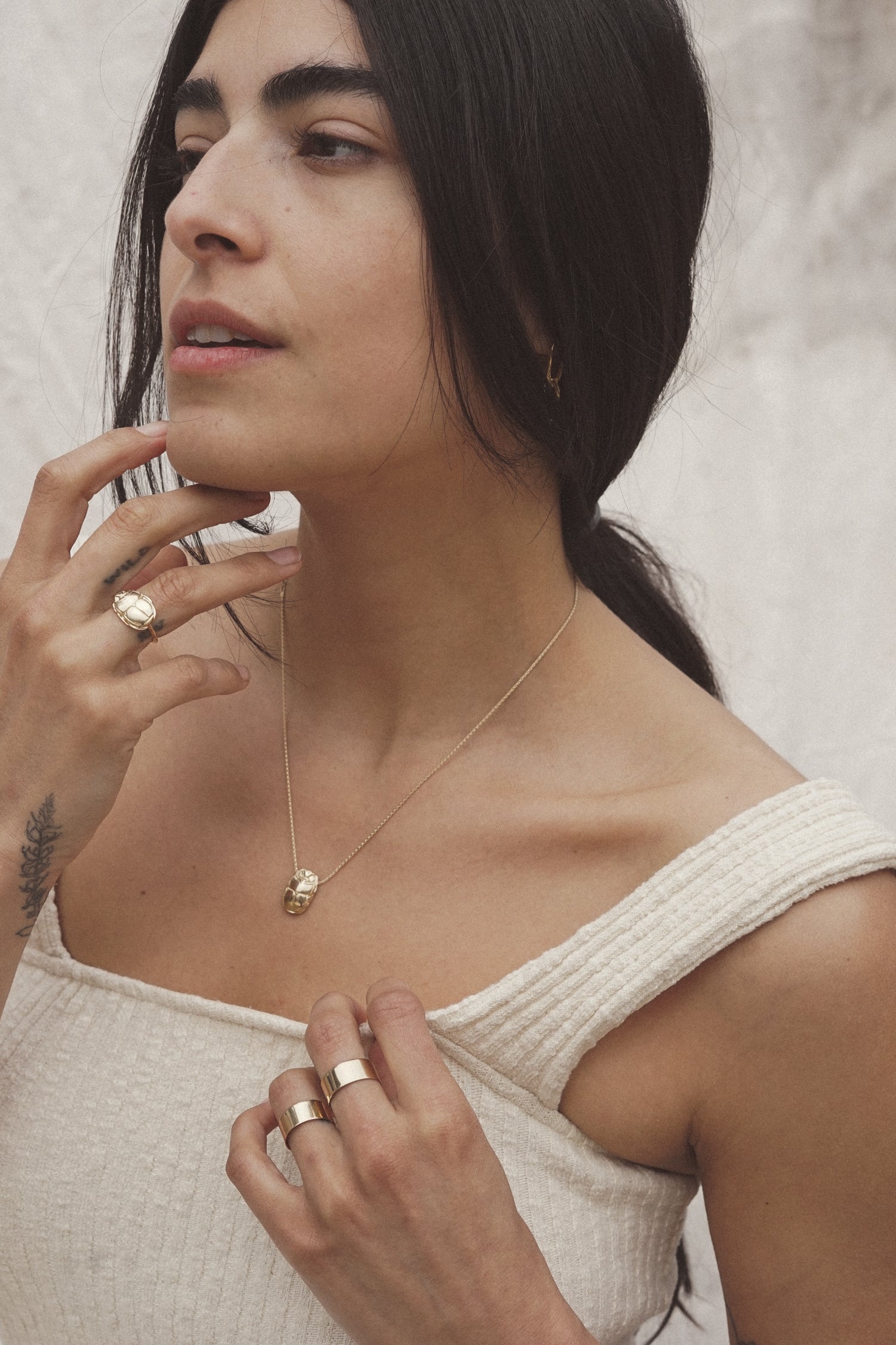 Sun Scarab Ring